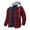 Red, variant on DDAPJ pyju Men's Hooded Shirt Jacket 2024 Clearance,Thick Plaid Flannel Shirts Quilted Lined Long Sleeve Drawstring Hoodie Coat Plus Size Winter Warm Coats with Chest Pocket S - 5XL