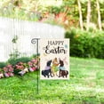 thumbnail image 7 of SPXUBZ Happy Easter Bunny Dog Garden Flag Double Sided, Easter Holiday Yard Outdoor Flag 12x18 Inch, 7 of 7