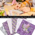 thumbnail image 4 of Scrapbook Paper Pack Art Background Paper Pad for Gift Wrapping, 4 of 9