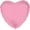 Pink Heart, variant on PMU Valentine’s Day Inch Heart Shaped Pink 18 Inch Mylar-Foil Balloon Valentine's Day, Proposal, Special Events, Photo Props Party Decoration and Accessories Pink Pkg/1