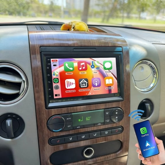 Eforcase Android 13 Car Radio Stereo for Ford Expedition 2007-2014, 7 inch 1080P Touch Screen Car Stereo with Wireless CarPlay Andriod Auto, Bluetooth, GPS, HiFi, SWC, WiFi, HD Backup Camera