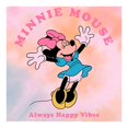 thumbnail image 2 of Playera Minnie Talla 12 Manga Corta con Estampado Always Happy Vibes Tie Dye Blanco con Rosa, 2 of 3