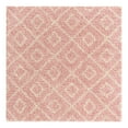 thumbnail image 3 of Unique Loom Trellis Shag Collection Area Rug - Ruth (6' Square Light Pink/Ivory), 3 of 11