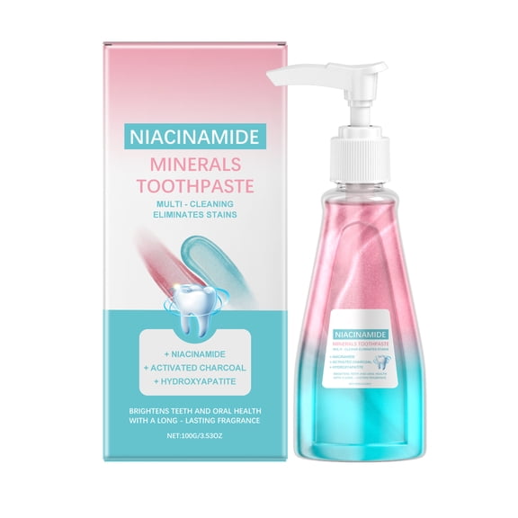 Alvantor Niacinamide Whitening Toothpaste for Stain Removal, Enamel Protection & Fresh Oral Care