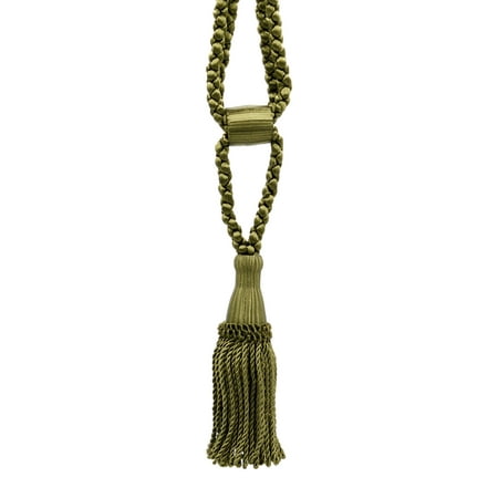 58 Dark Khaki Color - Decorative Tassel Tiebacks|5 1/2