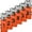 Grey & Orange, variant on moobody 12 PCS Adults Soccer Pinnies 2 Colors Quick Drying Football Team Jerseys Youth Sports Scrimmage Soccer Team Training Numbered Bibs Practice Sports Vest