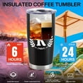 thumbnail image 3 of 20 oz Tumbler with Lid, Personalized Gifts for Men, Insulated Coffee Tumbler for Men, Travel Coffee Mug, Birthday Christmas Gifts for Men Unique, Personalized Gifts R, 3 of 7