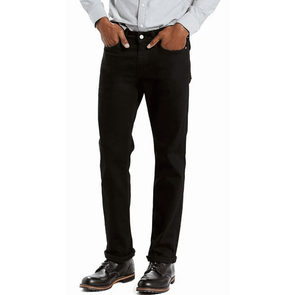 Men's Levi's® 514™ Straight Fit Flex Jeans Color: Native Black Size: 32X34