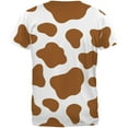 thumbnail image 2 of Halloween Costume Brown Spot Cow All Over Mens T Shirt Multi MD, 2 of 2