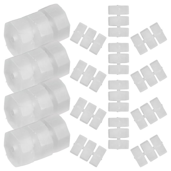 CRAFTHROU 50Ud Accesorios De Silicona Para Cable De Octagonal Duradero