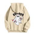 thumbnail image 4 of Tisuna Men'S Halloween Hoodies Ghost Print Long Sleeve Hooded Tops Lightweight Men Festival Theme Party Hoody Clothes Size L, 4 of 4