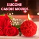 thumbnail image 4 of Dos moldes de silicona con forma de rosa for velas, jabones artesanales, decoración del hogar y manualidades con resina., 4 of 6
