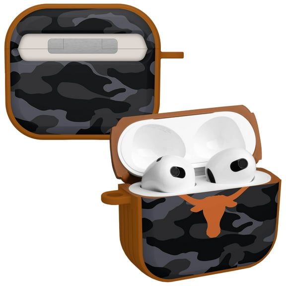 Texas Longhorns Camo HDX Case Cover Compatible with Apple AirPods Gen 3 by Affinity Bands