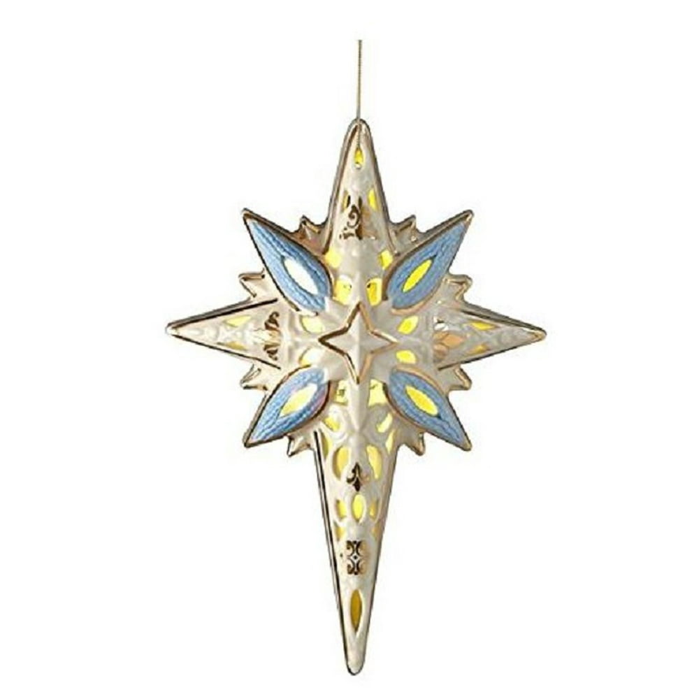 Lenox First Blessing Light Up Nativity Star Porcelain Christmas