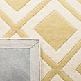 thumbnail image 6 of SAFAVIEH Chatham Kestrel Geometric Wool Area Rug, Gold/Ivory, 3' x 5', 6 of 10