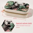thumbnail image 5 of Koala Velvet Portable Jewelry Stand with Removable Compartment - Organizer Box, Necklace Holder, Jewelry Display - Gift, 5 of 7
