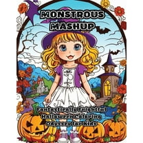 Monstrous Mashup: Fantastically Frightful Halloween Coloring Odyssey for Kids (Paperback)