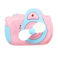 thumbnail image 1 of PVCS Children Cartoon Fan Bubble Camera Music Light Electric Bubble BlowingCamera10ml Gift for Kids, 1 of 2
