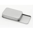 thumbnail image 4 of Boîte de Rangement Rectangulaire en Métal Portable (Argent) 8 Pcs, 4 of 5
