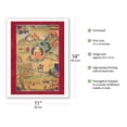 thumbnail image 2 of Jataka - Tales Of The Shakyamuni Buddha - Vintage Tibetan Thangka Buddhist Painting - Fine Art Matte Paper Print (Unframed) 11x14in, 2 of 4