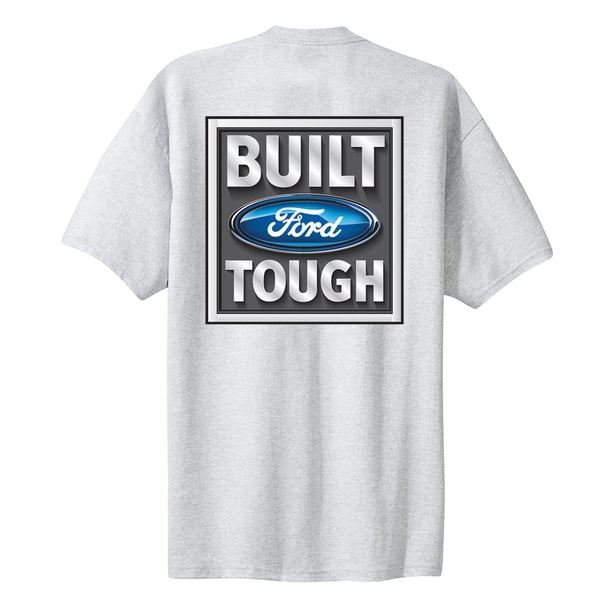 T-shirt Graphique Homme Delta 'Built Ford Tough' Blanc - Taille L - Occasion