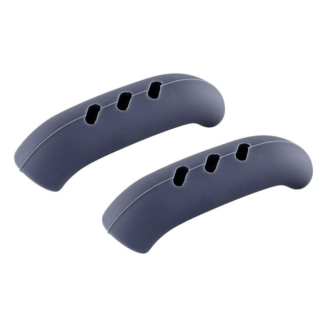 Binwennn Silicone Hot Handle Heat Pot Side Handle Pot Ear Replacement Steamer Handle Sleeves Pan Grip Cover For Woks Pans Griddles Cookware Skillet Kitchenware Set Cooking Utensils Set with Holder