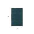 thumbnail image 4 of HomeRoots 511097 2 x 3 ft. Blue & Green Wool Hand Woven Stain Resistant Rectangle Area Rug, 4 of 4