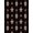 Black Red Ivory, Pattern 6, variant on ODIKA 8'x10' Washable Area Rug Non-Shedding, Easy Care, Eerie Spooky Bats Gothic Skull Motif Halloween Flowing Dynamic for King Size Bedroom Under Bed, Master Suite