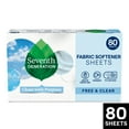 thumbnail image 3 of Seventh Generation Fabric Softener Dryer Sheets, Free and Clear, 80 Count, 3 of 5