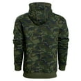 thumbnail image 3 of VORTEX Adult Male Core Logo Comfort Hoodie, Color: Camo Green, Size: S, 3 of 4