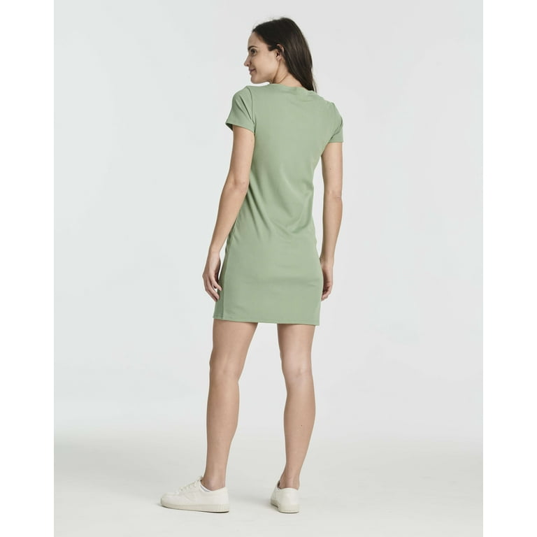 rib knit button down midi dress Ramy Brook Gabby Ribbed Dress