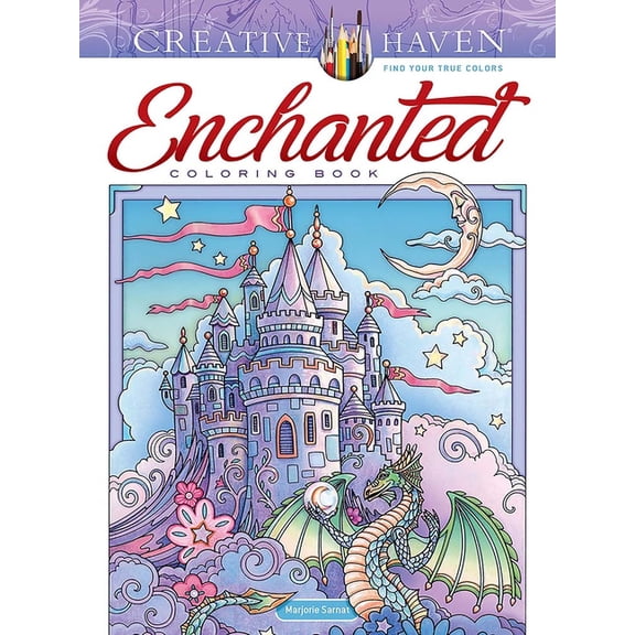 Adult Coloring Books: Fantasy Creative Haven Enchanted Coloring Book, (Paperback)