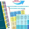 thumbnail image 4 of Index Tabs for DSM-5-TR, DSM-5, Works for The Latest DSM-V-TR Version, 100 Tabs in Total, Colour-Coded and Laminated, with Alignment Guide-Solid Colors, 4 of 8