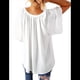 thumbnail image 3 of Blusas Elegantes e Informales para Mujer, -Verano 2025, Cuello en V, Corta, Blusas de Informales para Negocios. S, 3 of 7