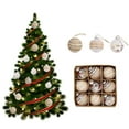 thumbnail image 5 of VERUGU 9Pcs Christmas Balls 3.15 inch Ornaments for Xmas Tree Christmas Decorations Transparent Hanging Balls Party Holiday Ornaments Set, Christmas Gifts on Clearance, 5 of 8