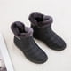Hjcommed Bottes d'Hiver Femmes Imperméable Chaussures de Neige Bottines Plates Décontractées Plus Chaussures de Taille Noir 42 – image 3 sur 6