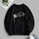 thumbnail image 2 of Gibobby Sudaderas para mujer oferta Sudaderas de Halloween para mujer camisetas de otoño y día festivo con cuello redondo de gran tamaño(Negro,CH), 2 of 3