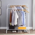 thumbnail image 5 of Clothes Rack Heavy Duty, Double Pole Multi-functional Bedroom Clothing Rack, 5 of 7