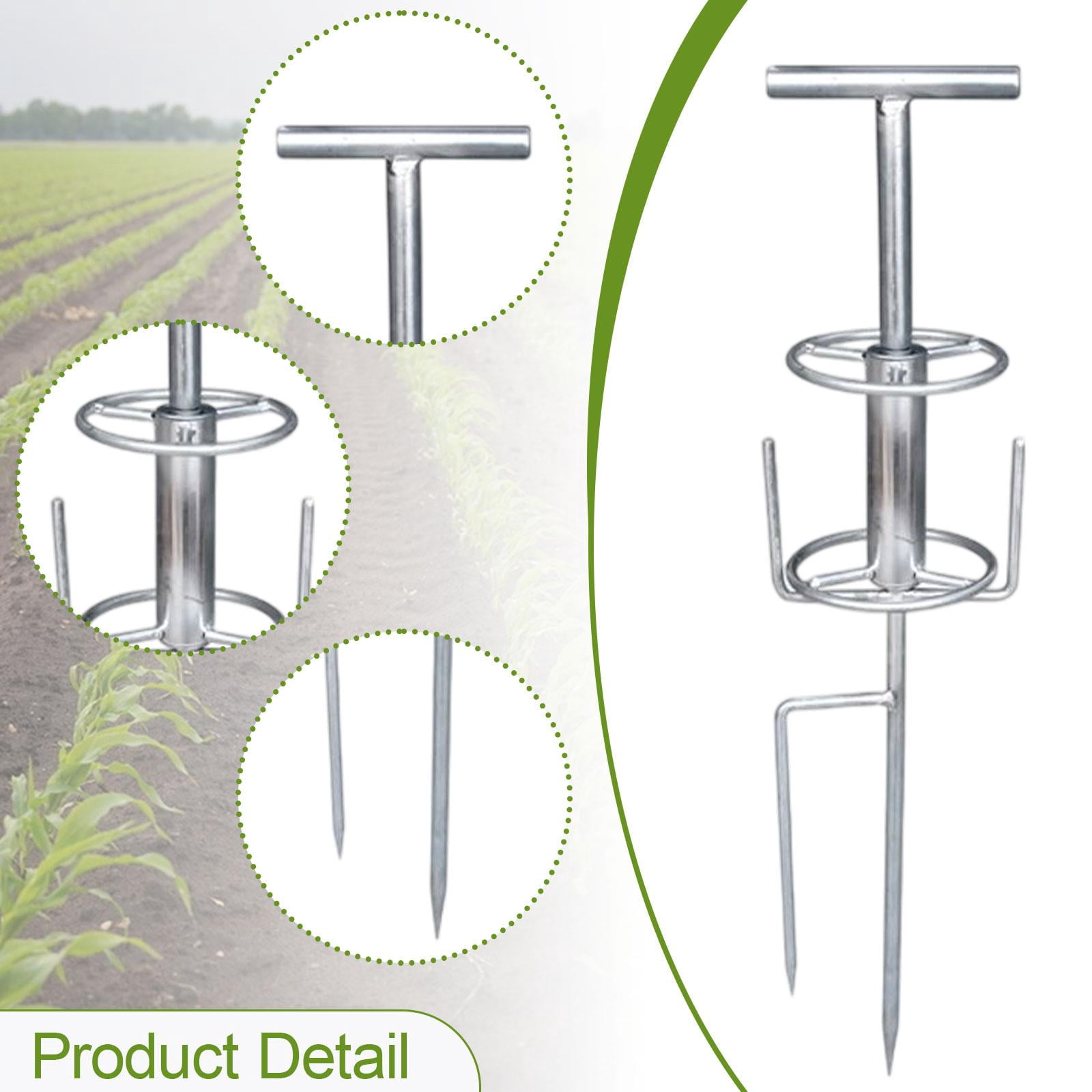 figatia Garden Hose Guide Hose Reel Rotation Top,Plant Protection,Stake,Right Angle Hose Pulling Stand Garden Hose Holder for Lawn B