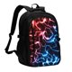 thumbnail image 1 of Balery Red And Blue Lightning Mochila con carga USB para hombre y mujer - Mochila impermeable y antirrobo para laptop con puerto USB para viajes, trabajo, 1 of 7