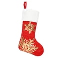 thumbnail image 1 of Sacs Cadeaux de Noël Décorations de Noël Bas de Noël Sacs Cadeaux Estampage à Chaud Bas de Bonbons de Noël Sacs de Noël pour Cadeaux, Bas de Bonbons de Noël, 1 of 6