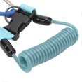 thumbnail image 3 of Diving Hook Rope Stainless Steel Flexible Anti Lost Diving Camera Rope Diving Reef Hook Spring Rope Blue, 3 of 4