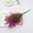 thumbnail image 4 of 12 Lots，Artificial Shrubs Bushes Artificial Flowers，Decorative Flowers，Fuchsia, 4 of 5
