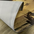thumbnail image 5 of Ambesonne Nautical Place Mats Set of 4, Old Wood Deck Sunset, Standard Size, Yellow Grey, 5 of 6