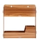 thumbnail image 5 of Matsuzay Soporte de almacenamiento de pared Blanco Contenedor de almacenamiento de pared compuesto de y plástico de fácil instalación Almacenamiento y organización del hogar No.1 Matsuzay HA026676-01, 5 of 6