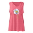 thumbnail image 3 of Womens Printed Sleeveless Casual V-Neck Tank Top, 3 of 3