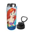 thumbnail image 2 of Botella de agua aislada Ariel Sports, de acero inoxidable, portátil, para exteriores, para viajes, fitness, estudiantes, talla única., 2 of 7