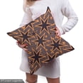 thumbnail image 5 of Geometrical Fabric by the Yard Upholstery, Stars in Comic Strip Cartoon Along Pop Art Effects Retro Space, Decorative Fabric for DIY and Home Accents, Apricot and Mauve Taupe by Ambesonne, 5 of 5