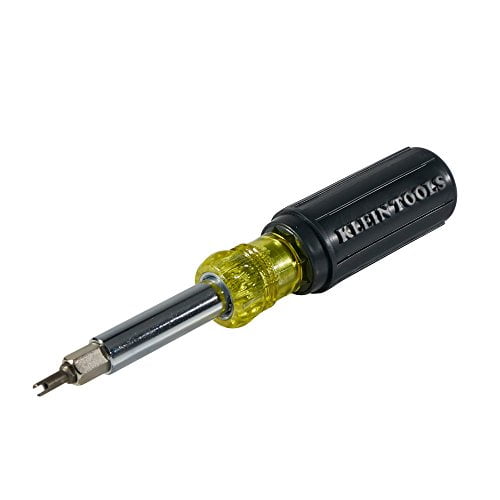 Screwdriver Nut Driver 11 in 1 has Phillips and Square Bits, Nut Drivers, Core Remover, More