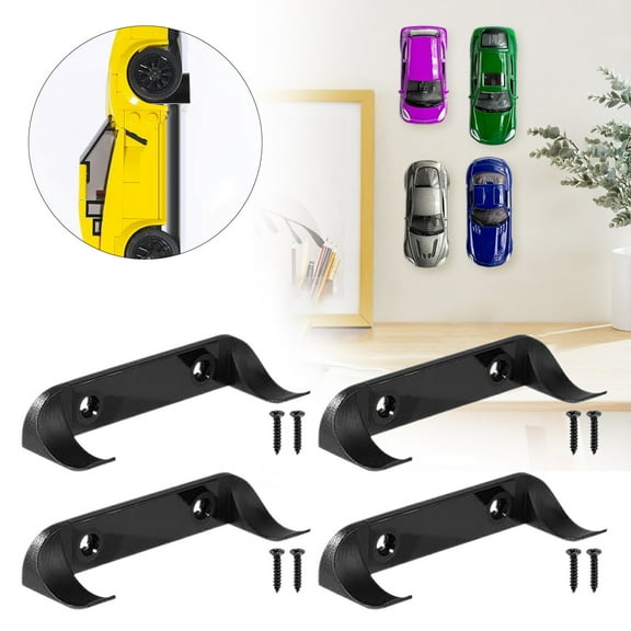 Meiiso 4-Pcak Car Display Wall Mount Bracket Compatible with Speed Champion